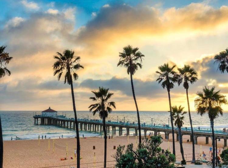 Venice Beach Studio With Large Private Patio Steps To The Beach Лос Анджелис Екстериор снимка